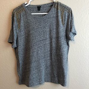 JCrew Shirt with sleeve details